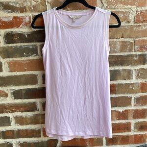 Athleta Lavender Soft Modal Blend Top size S